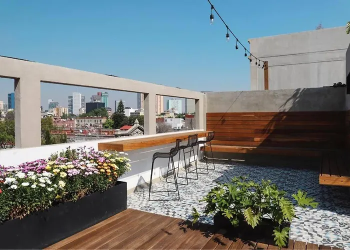 New Mex Inspired Bo-ho Chic With Private Patio And Roof Terrace Mexico